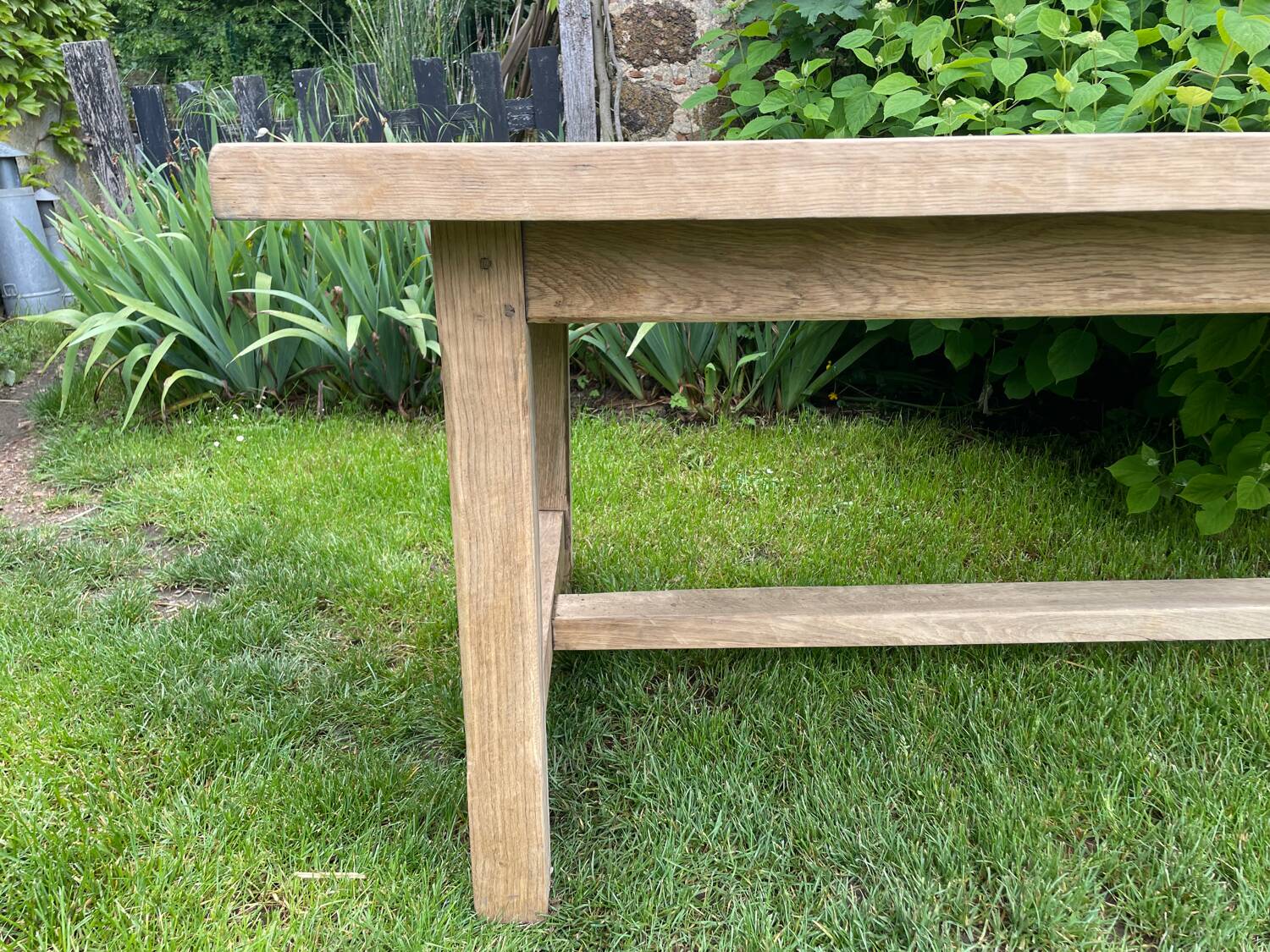 Table de ferme en chêne massif