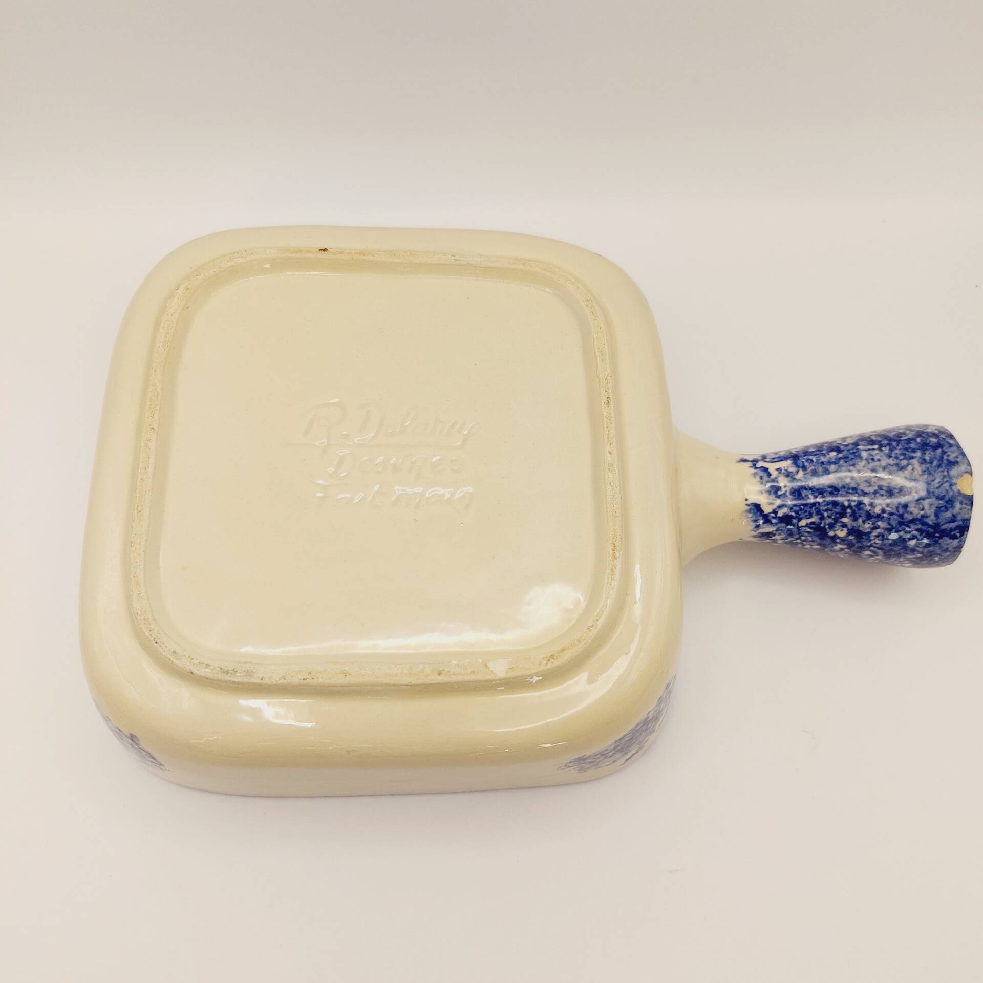 Petit plat céramique René Delarus Desvres
