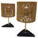 Paire de lampes de table Mid Century Modern Carl Aubock 1940s