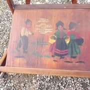 School desk Art-nouveau folding