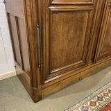 18th century walnut castle wardrobe - fully removable