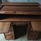 Old Angus London brand double-box sliding cylinder curtain desk.