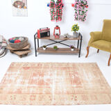 4x7 faded beige turkish rug