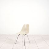 Set of 4 fiberglass Eames Chairs with H-Base for Fehlbaum by Herman Miller