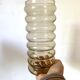 Vintage vase high in smoked glass