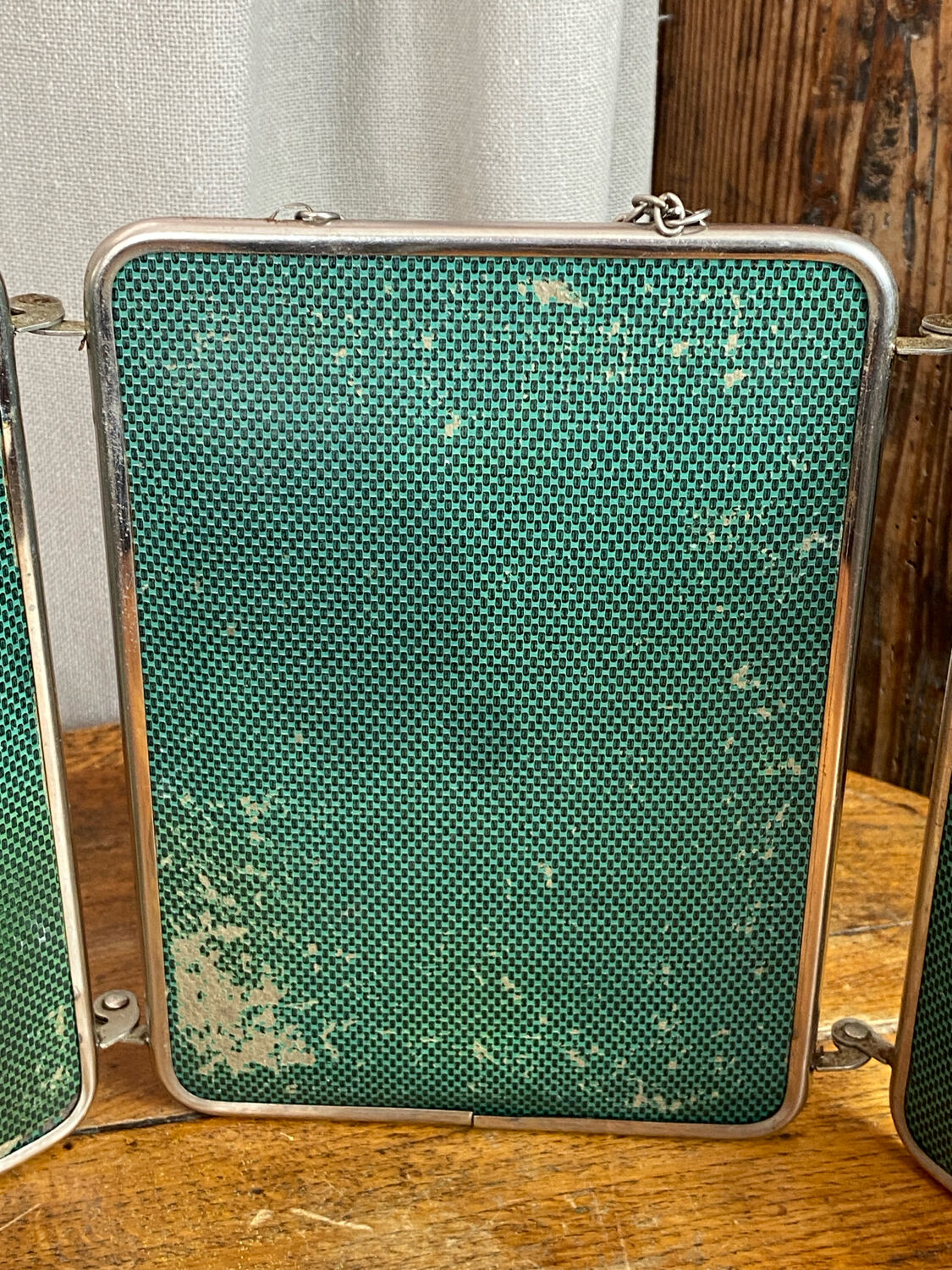 Barber mirror, triptych, 1950s