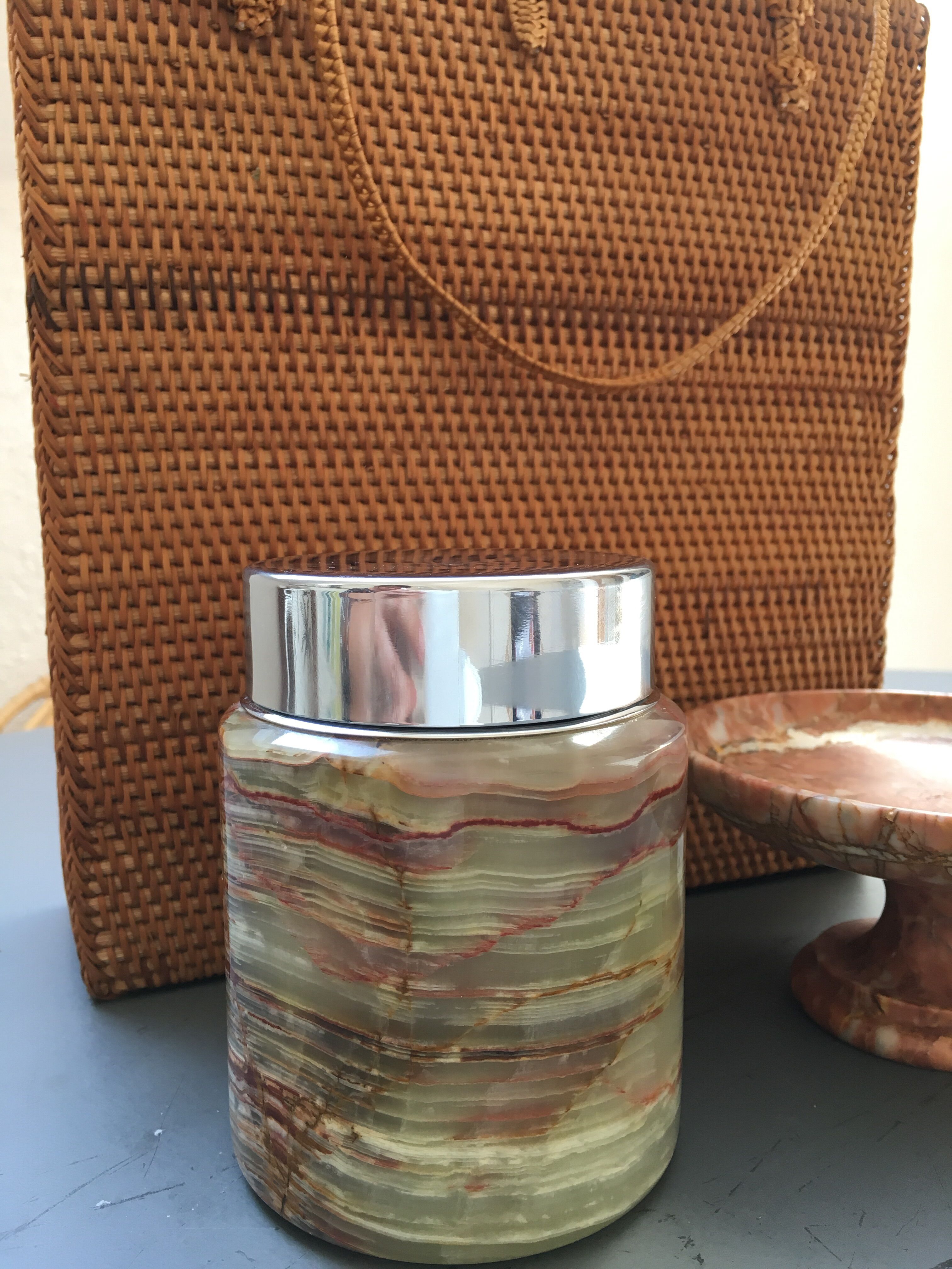 Display cigarettes vintage marble dispenser