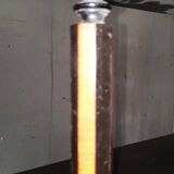 Blackened wooden wall shelf