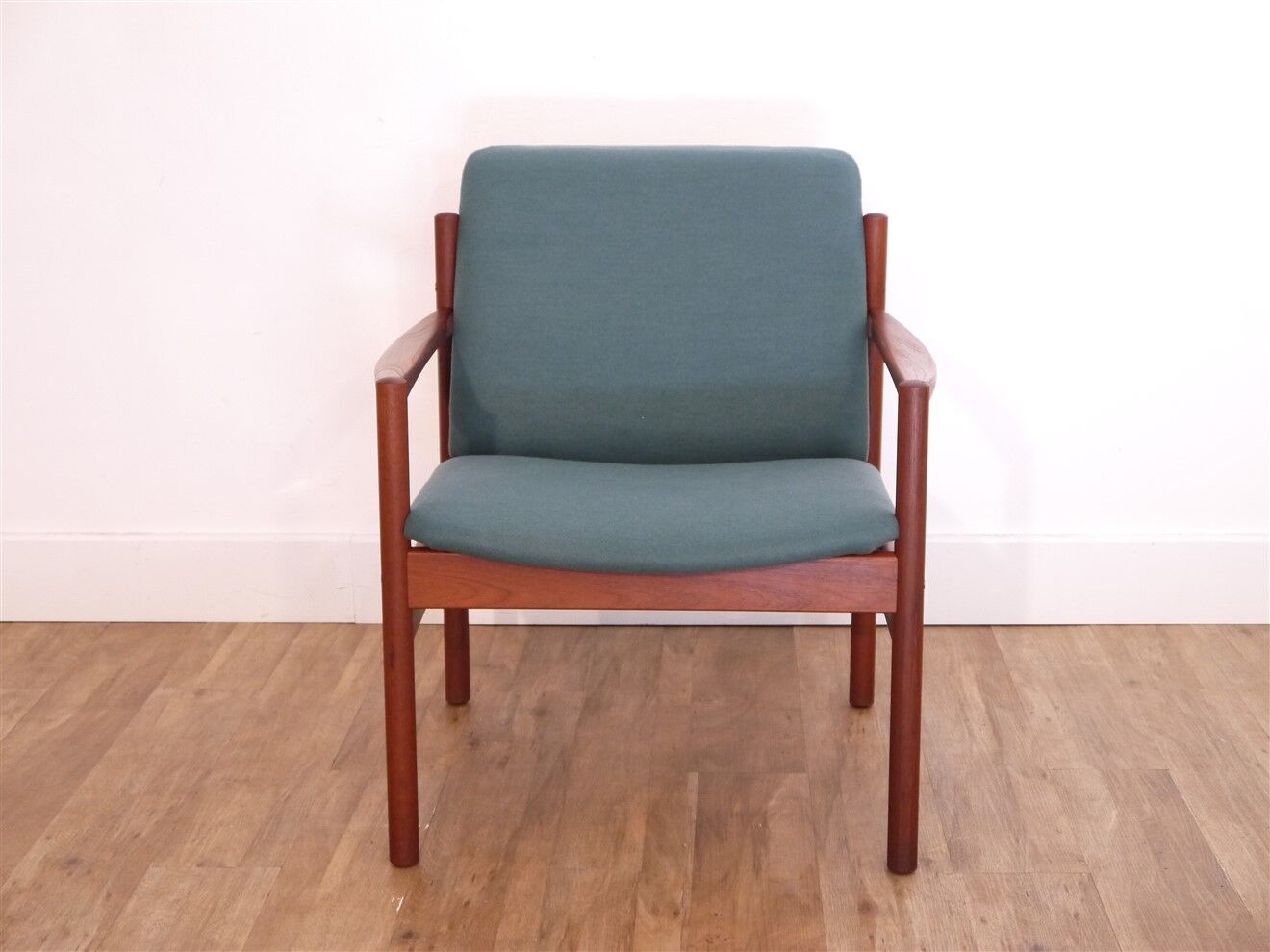 Vintage Scandinavian teak armchair 1960