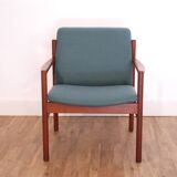Vintage Scandinavian teak armchair 1960