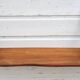 Elm and leather shelf, distributed by the Maison et Jardin Gallery in the 60