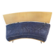 Blue velvet designer sofa