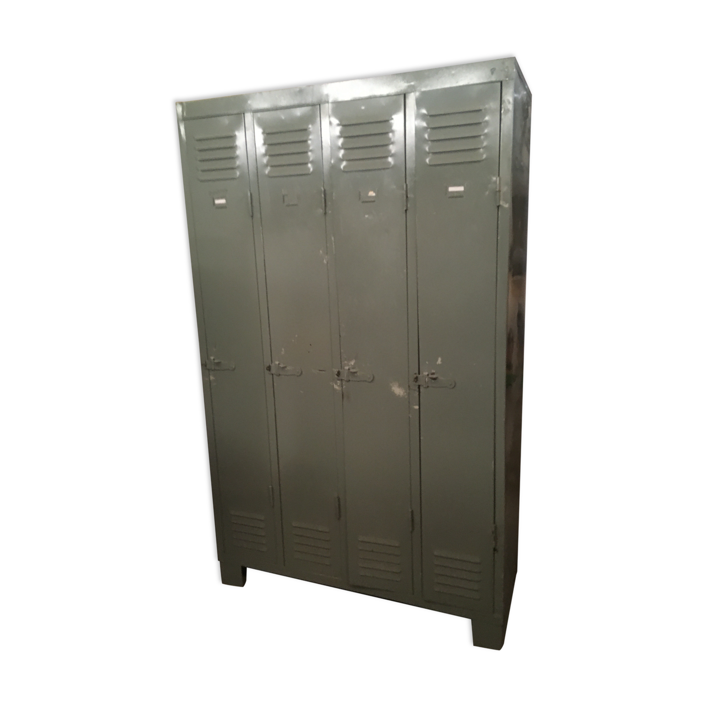 Industrial metal locker 4 doors