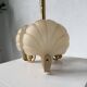 Shell and brass chandelier from the 70s