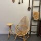 Fauteuil en rotin vintage
