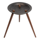 Danish Side Table with Rosewood Legs