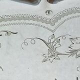 Round silver plated dish Alpacca Berndorf