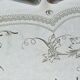 Round silver plated dish Alpacca Berndorf