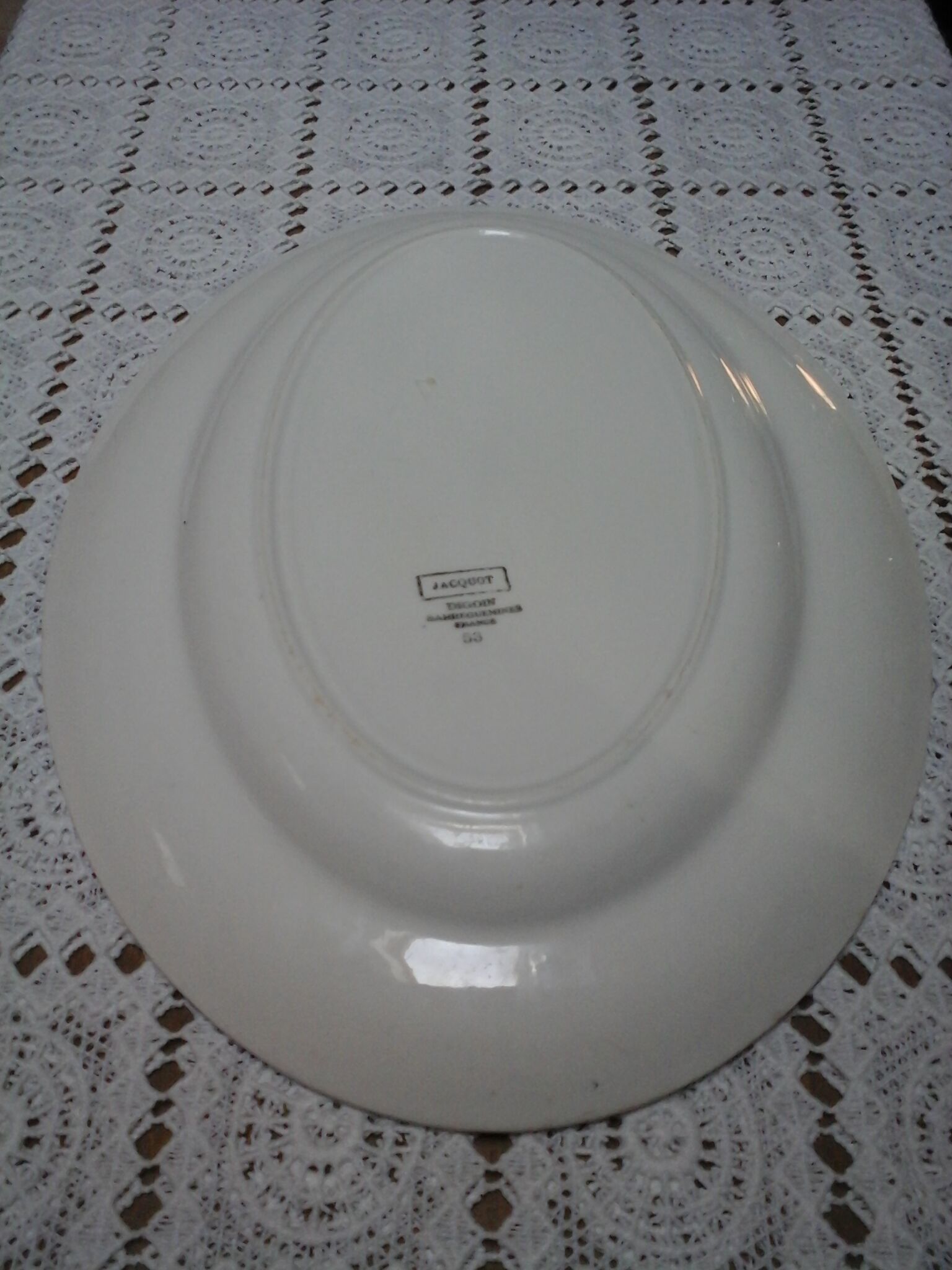 Jacquot Oval Dish Digoin