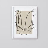 Abstract giclee art print, A3