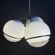 Large Italian globe pendant lamp by Gino Sarfatti, 1960s.
