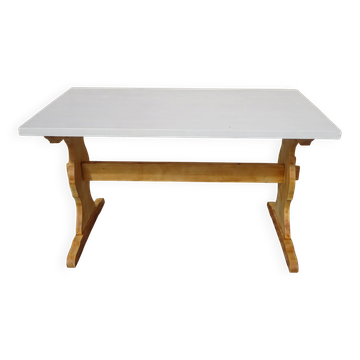 Wooden monastery table