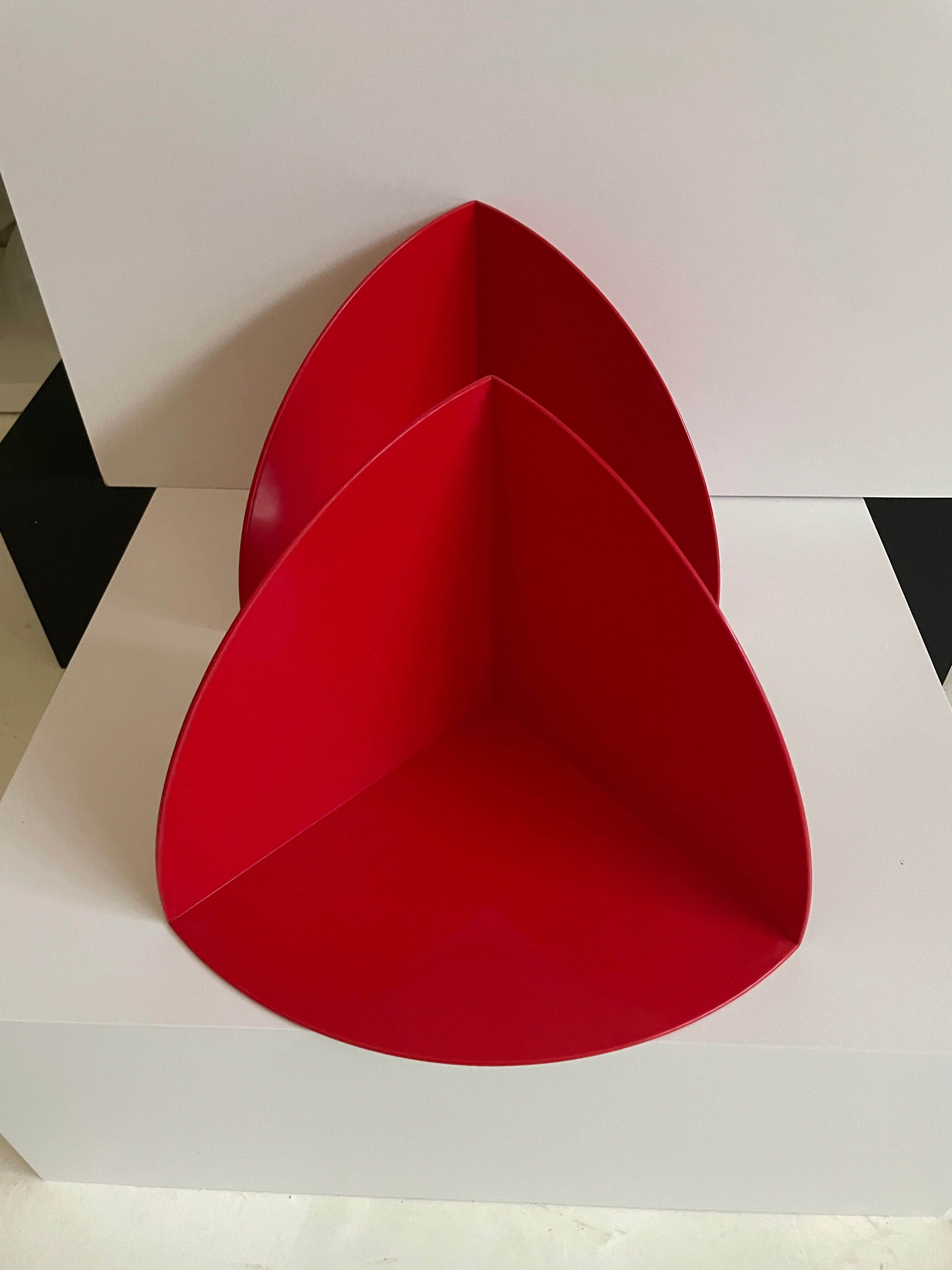 Pair of Giotto Stoppino bookends for Kartell, large model (4910)