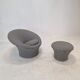 Mushroom Armchair and Ottoman by Pierre Paulin for Artifort, 1960s