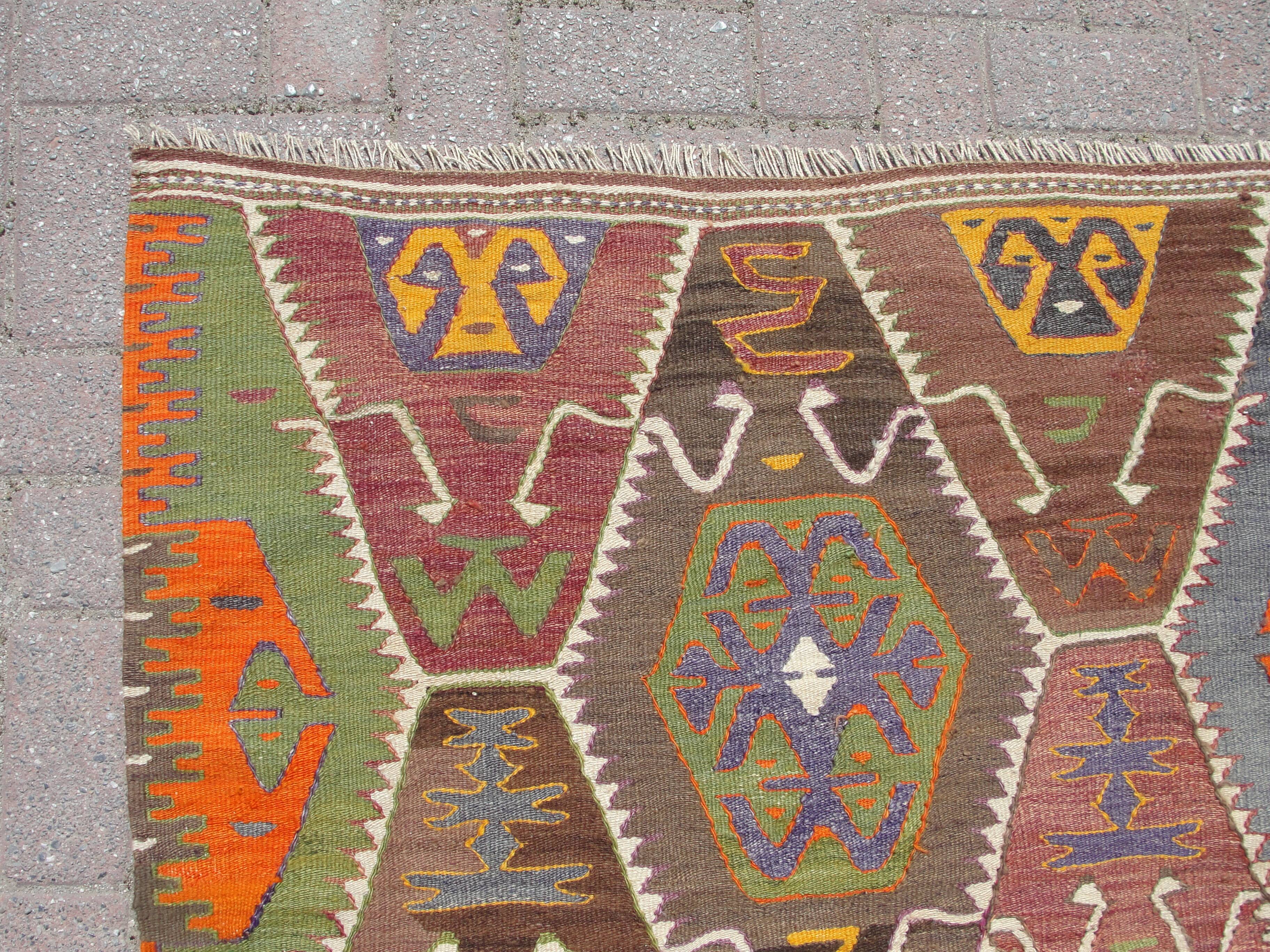 Small handmade kilim rugs for bedroom