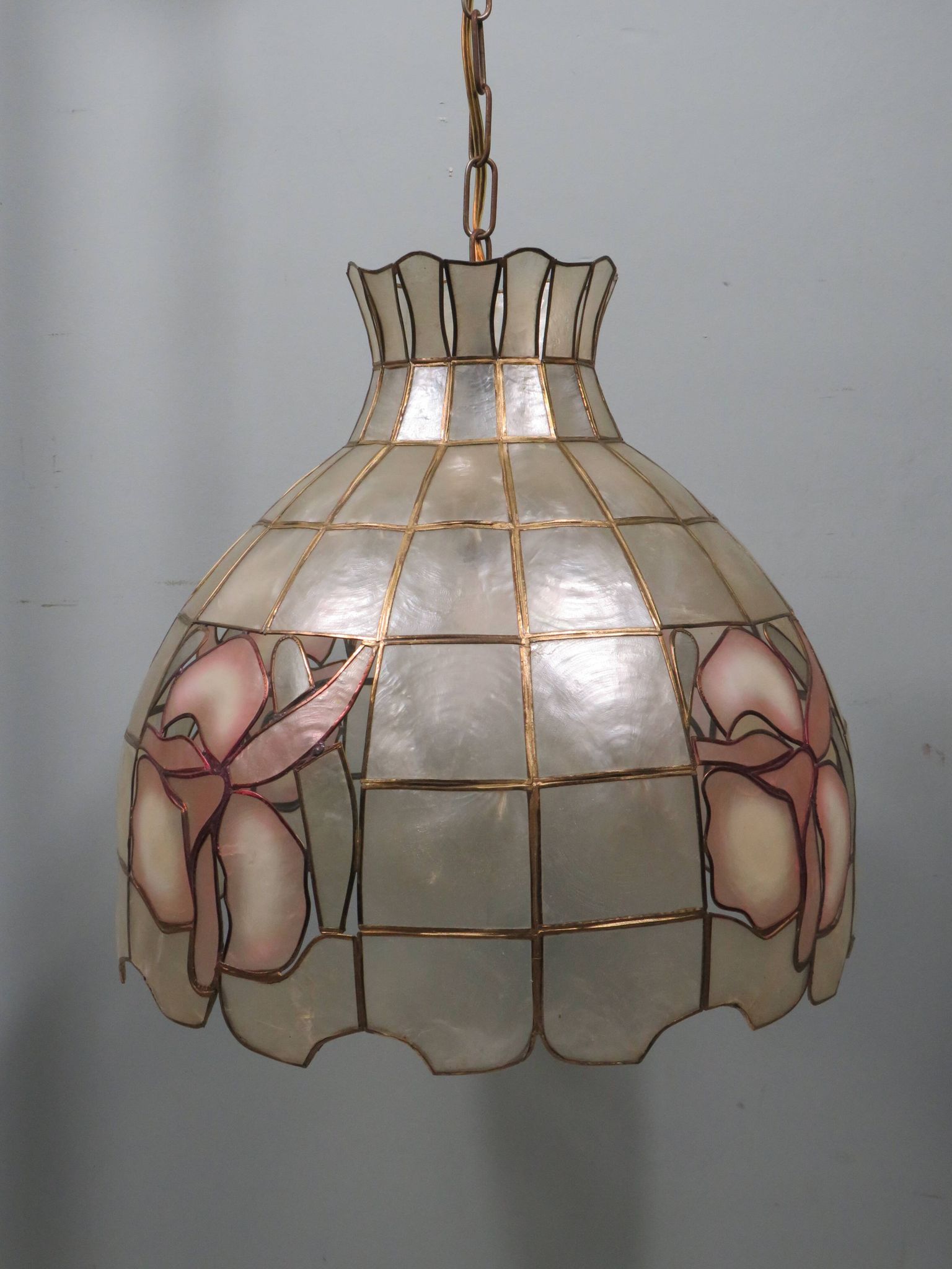 Suspension capiz vintage