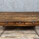 Large table or desk from the Louis Philippe period in solid wood around 1830.