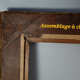 Frame nineteenth century in wood