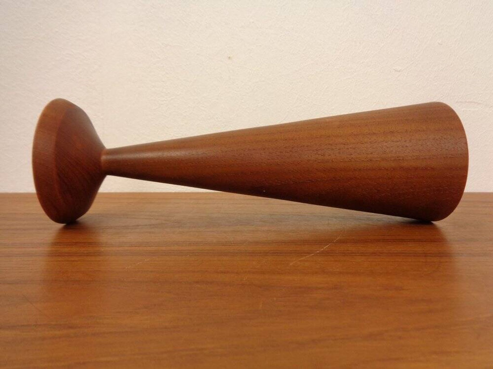 Large Teak Candleholder from Anri Form, Italy, 1960s