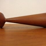 Large teak candleholder from Anri Form, Italy, 1960s.