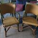 Paire de fauteuils en rotin