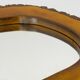 Wall mirror tree trunk in walnut, Carl Aubock modernist style, Austria, 1950s.