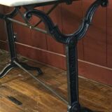 Former top bistro table marble