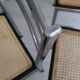 Suite de 4 chaises cannées des années 70/80