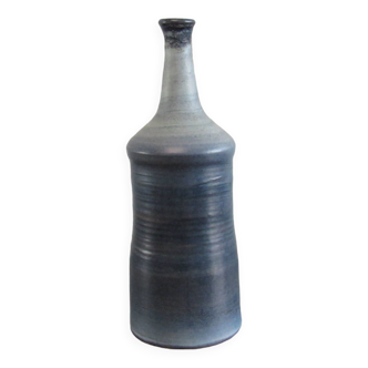 Blue ceramic soliflore vase "Ludovic'