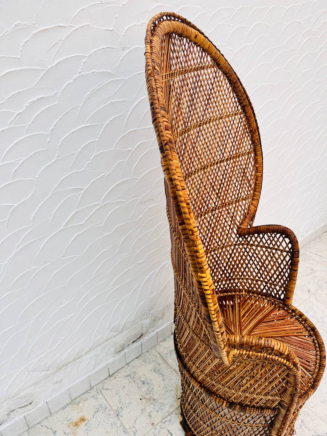 Emmanuelle rattan armchair