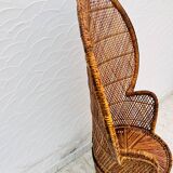Emmanuelle rattan armchair