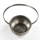 Art Nouveau sugar bowl, silver-plated metal, Sweden, early 20th century
