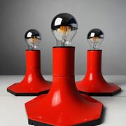 Trio of Staff Lights wall/ceiling lamps 70's, Germany