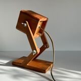 Articulated wooden lamp 70s/80s