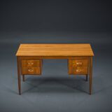 Mid-Century Danish Teak Desk from Hanbjerg Furniture Factory, 1960s