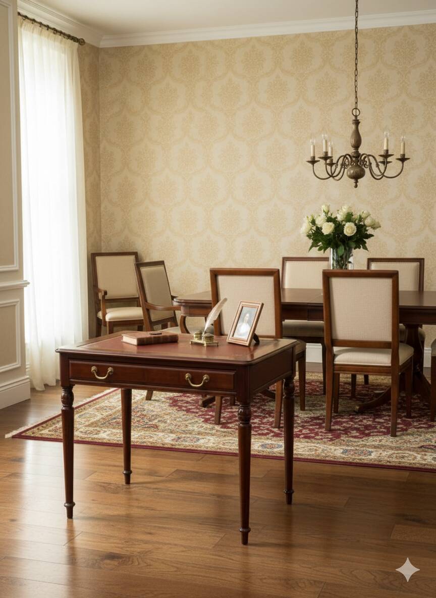 Bureau Style Louis Philippe en acajou du XXe