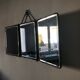 Triptych mirror barber 25x59 vintage 1940
