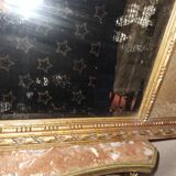 Old horizontal mirror trumeau.