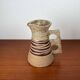 Danish modern studio pottery vase by Tue Poulsen for Tue Keramik, 1960.