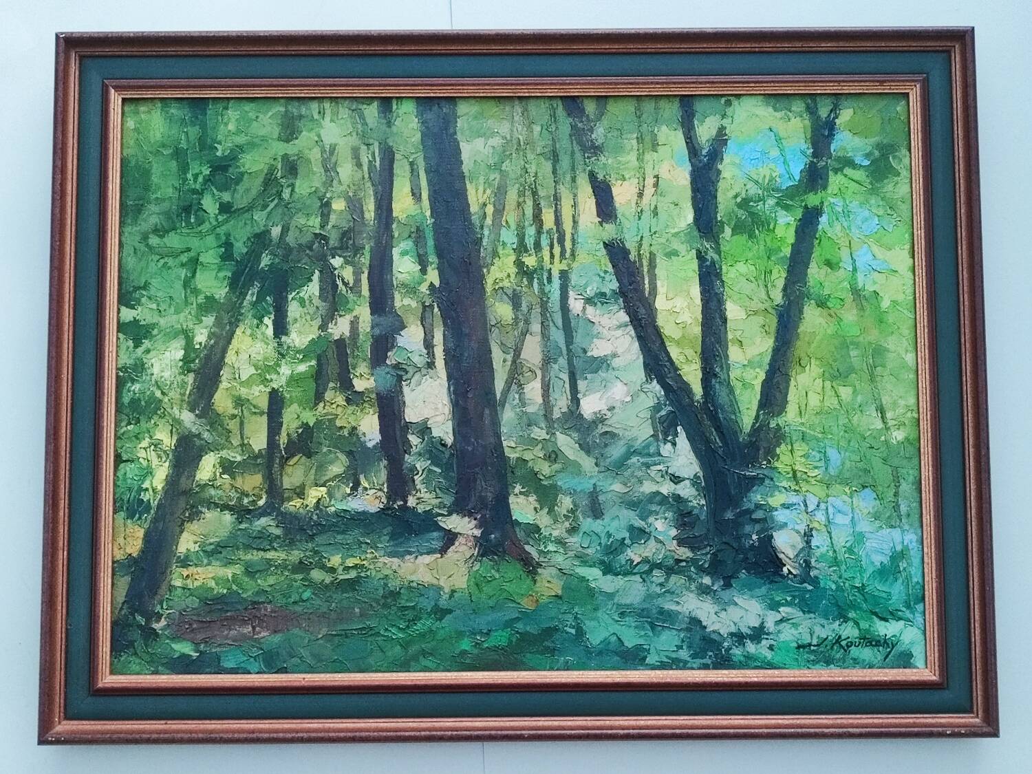 Peinture à l'huile de Joseph Koutachy